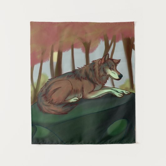 ヨーロッパウルフ タペストリー (正面)