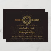 ヨーロッパエレガンス卒業招待状 招待状 (正面/裏面)