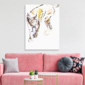 ヨーロッパオオヤマネコ キャンバスプリント (インサイチュ (リビング))