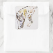 ヨーロッパオオヤマネコ スクエアシール (バッグ)