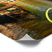 ヨーロッパオランダアムステルダムカナル ポスター (角)