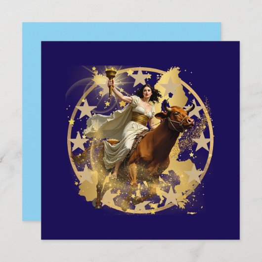 ヨーロッパオーロラ 招待状 (正面/裏面)