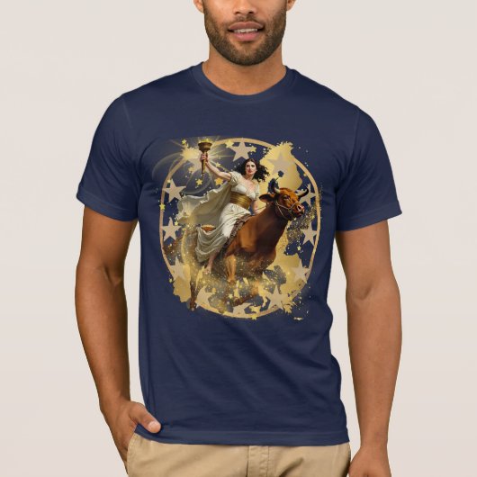 ヨーロッパオーロラ Tシャツ (正面)