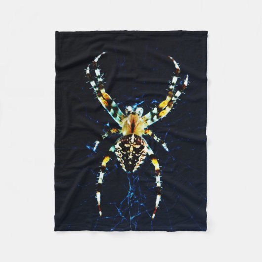ヨーロッパガーデンスパイダーフクナ フリースブランケット (正面)