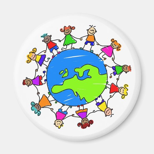 ヨーロッパキッズ マグネット (正面)