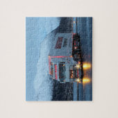 ヨーロッパキャブオーバービッグリグ18ホイーラーマウンテン走 ジグソーパズル (縦)