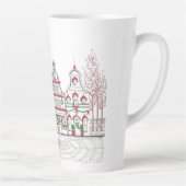 ヨーロッパクリスマスショップラージラテマグカップ カフェラテマグ (右)