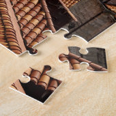 ヨーロッパクロアチア中世の城壁都市2 ジグソーパズル (側面)