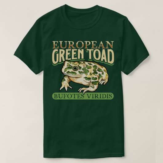 ヨーロッパグリーントッド Tシャツ (デザイン正面)