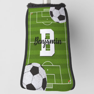 ヨーロッパサッカーパター ゴルフヘッドカバー