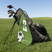 ヨーロッパサッカーファン ゴルフタオル (グリーン)