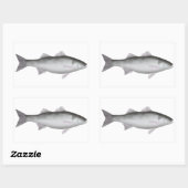 ヨーロッパシーバス 長方形シール (シート)