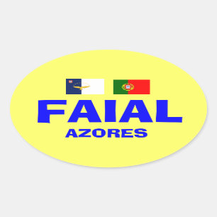 ヨーロッパスタイルのFaial*の楕円形のステッカー 楕円形シール