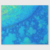 ヨーロッパゼリーフィッシュ3Dフラクタルギフトラップバルク ラッピングペーパー (フラット)