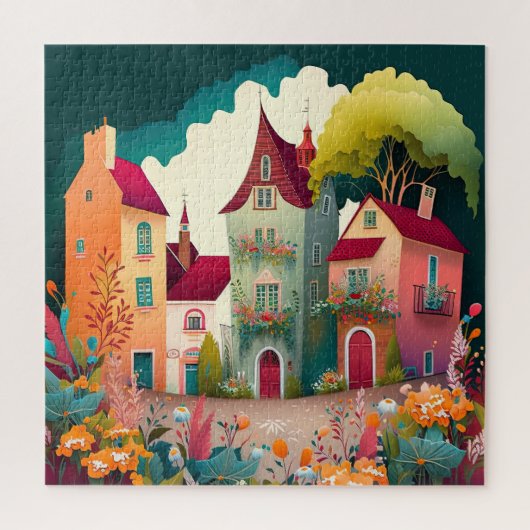 ヨーロッパタウンパズル ジグソーパズル (縦)