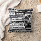 ヨーロッパトラベラー装飾用クッション クッション (ブランケット)