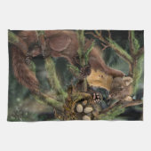 ヨーロッパパインマルテン キッチンタオル (横)