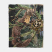 ヨーロッパパインマルテン フリースブランケット (正面)