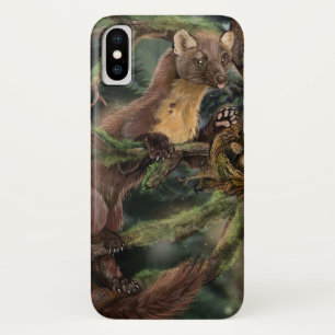 ヨーロッパパインマルテン iPhone X ケース