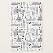 ヨーロッパパターンでの休暇 プランナー手帳 (正面)