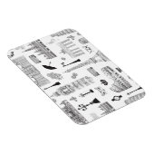 ヨーロッパパターンでの休暇 マグネット (右側)