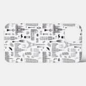 ヨーロッパパターンでの休暇 Case-Mate iPhoneケース (裏面 (横))