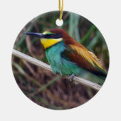 ヨーロッパビーイーター セラミックオーナメント (正面)