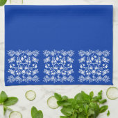 ヨーロッパフォークアートキッチンタオル キッチンタオル (折り畳み)