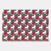 ヨーロッパホリークリスマス包装紙シート ラッピングペーパーシート (正面3)