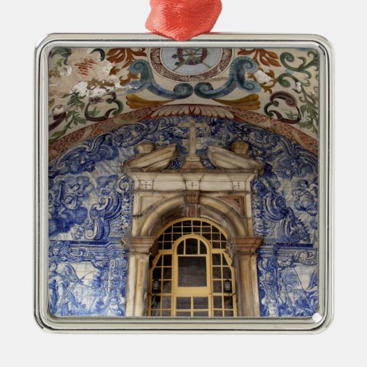 ヨーロッパポルトガルオビドス建築カラフル メタルオーナメント (正面)