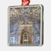 ヨーロッパポルトガルオビドス建築カラフル メタルオーナメント (左)