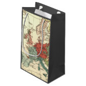 ヨーロッパマップカントリーズワールドアンティーク スモールペーパーバッグ (裏面アングル)