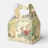 ヨーロッパマップカントリーズワールドアンティーク フェイバーボックス (裏面サイド)