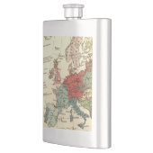 ヨーロッパマップカントリーズワールドアンティーク フラスク (左)
