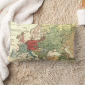 ヨーロッパマップカントリーズワールドアンティーク ランバークッション (ブランケット)