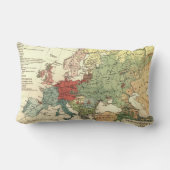 ヨーロッパマップカントリーズワールドアンティーク ランバークッション (裏面)