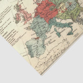 ヨーロッパマップカントリーズワールドアンティーク 薄葉紙 (詳細)