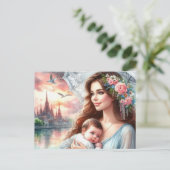 ヨーロッパママ13 ポストカード (スタンド正面)