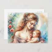 ヨーロッパママ ポストカード (正面/裏面)