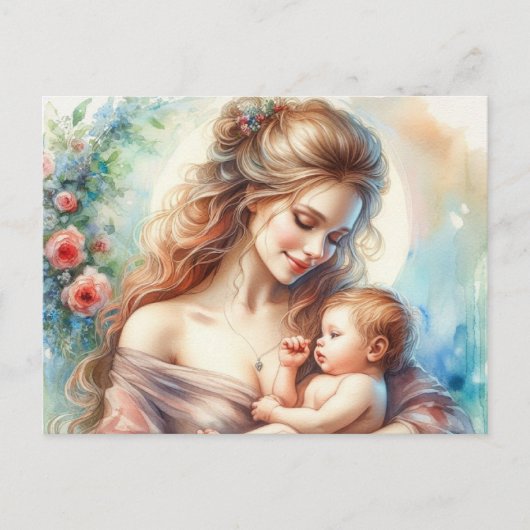 ヨーロッパママ ポストカード (正面)