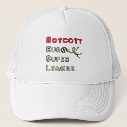 ヨーロッパリーグすごいボイコット キャップ (正面)