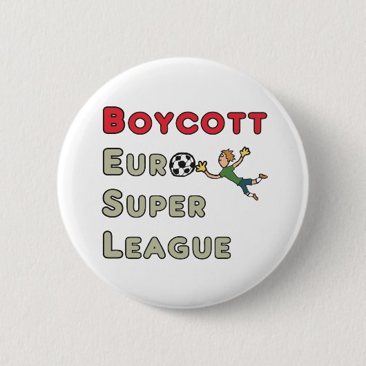 ヨーロッパリーグすごいボイコット 缶バッジ (正面)
