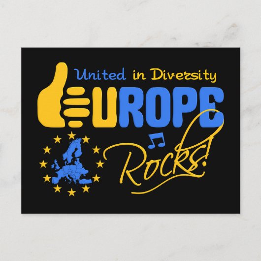 ヨーロッパロック！葉書 ポストカード (正面)