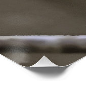 ヨーロッパロビンレッド&グレイ絵画ズ ポスター (コーナー)