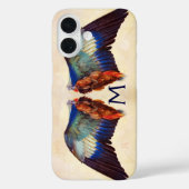 ヨーロッパローラーモノグラムの翼 Case-Mate iPhoneケース (裏面)