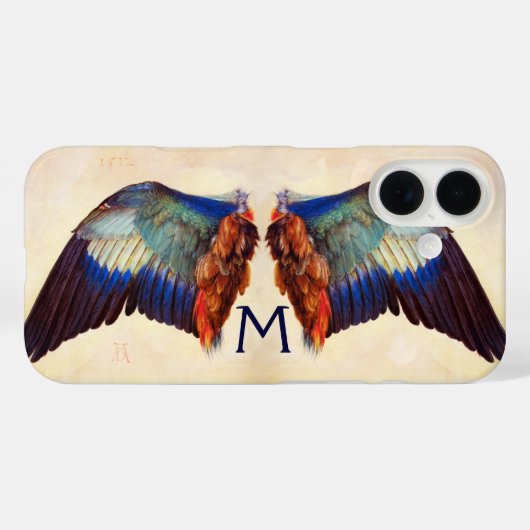 ヨーロッパローラーモノグラムの翼 Case-Mate iPhoneケース (裏面 (横))