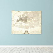 ヨーロッパ中の鳥 キャンバスプリント (インサイチュ (ウッドフロア))