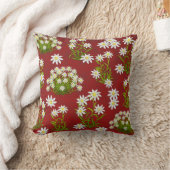 ヨーロッパ人のEdelweissの高山の花の枕 クッション (ブランケット)