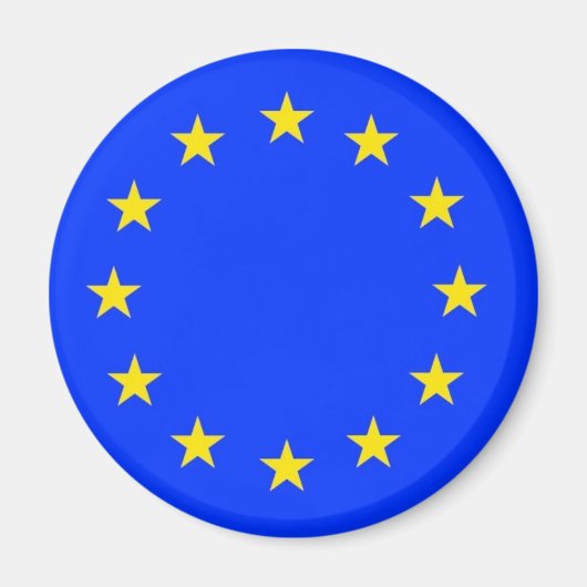 ヨーロッパ国旗の製品 マグネット (正面)