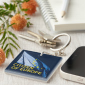 ヨーロッパ国民 キーホルダー (正面右)